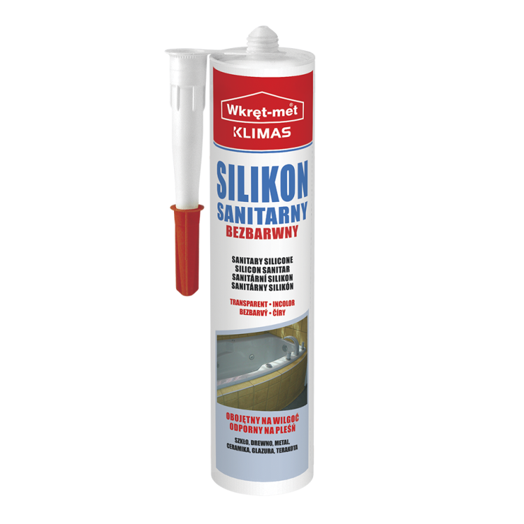 Silikon sanitární transparentní 310 ml